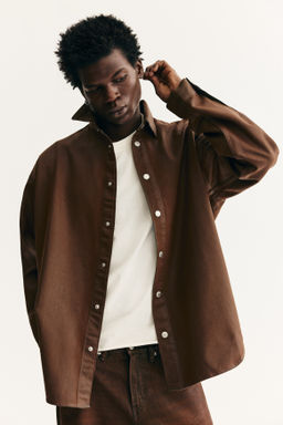 Camisa denim Oversized Fit - H&m фото 5