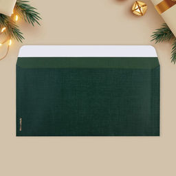 Цена за 5 шт. Конверт для денег «Happy New Year», тиснение, дизайнерская бумага, 22 х 11 см