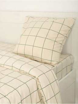 Постельное бельё 1.5-спальное «Этель. Новогодняя клетка», бязь