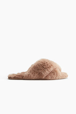 Zapatillas de casa efecto pelo