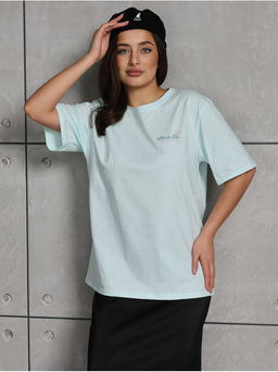 Футболка "Грета" Голубой Женская