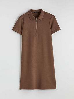 Polo Yaka Soft Touch Elbise