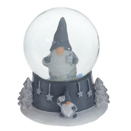 Фигурка декоративная в стекл. Шаре "Гном", D 5 см, L5,5 W5 H6 см, 2в.