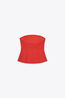 PEPLUM BARDOT TOP