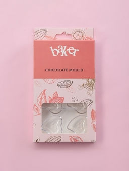 Форма для конфет и шоколада KONFINETTA Сердце, пластик, 20?12?2.5 см, 8 ячеек 4?4?1 см, прозрачная