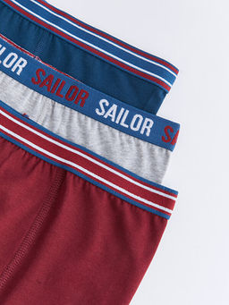 Basic Pamuklu Erkek ?ocuk Boxer 3l? - Waikiki фото 3