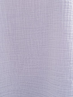 Блузка из муслина с кружевом BL09401WHT02