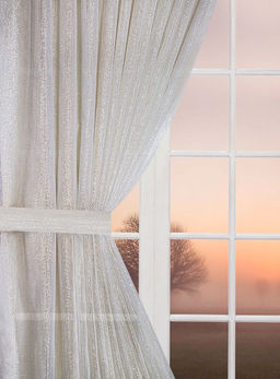 Готовые шторы арт. 239501/155, НАТУРЕЛЬ, с золотой люрексовой нитью, цвет молочно-кремовый, высота 155 см, ширина 300 см. Пошита на шторной ленте. Без подхватки. НИЗ ПРЯМОЙ, ГОТОВЫЕ ШТОРЫ, ширина от 150 см x высота 180 см (на шторной ленте)