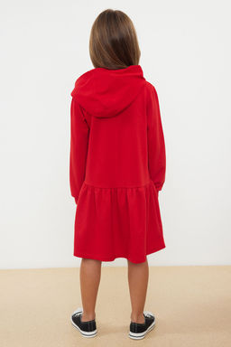 Pudra K?z Cocuk Regular Animal Orme Elbise TKDAW25EL00014 - Trendyolmilla фото 12