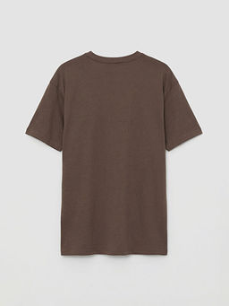 Standart Fit New York Bask?l? Erkek ?ocuk Ti??rt