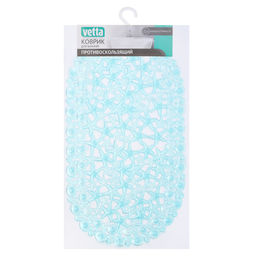 Коврик для ванной противоскользящий ПВХ, 68*37см Морской,004 арт. 403-004 VETTA