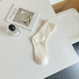 Носки р.35-40 Волны Белый - Krumpy фото 5