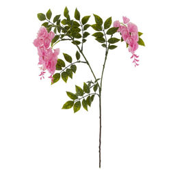 Цветок искусственный "Глициния", L25 W12 H92 см