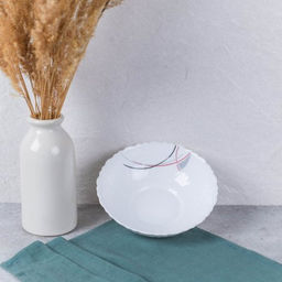 Салатник 480 мл 155 мм тарелка глубокая / TW-60 (7267) /уп 6/72/ Абстракция полосы - Галеонтрейд фото 3