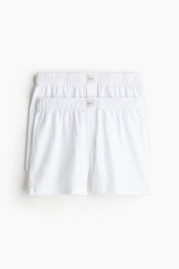 Pack de 2 calzoncillos boxer en saten de algodon