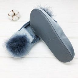 Тапочки Пушистики синие - Halluci фото 5