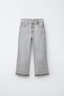JEANS FLARE FIT DESFLECADO / Gris - Zara фото 2