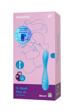 Стимулятор точки G Satisfyer G-Spot Flex 4+, голубой  фото 10