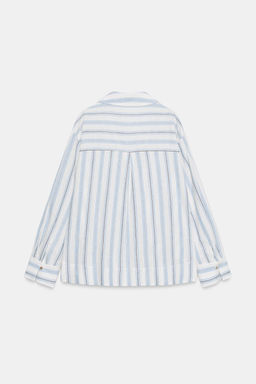 BLUSA ESTAMPADA RAYAS / Marr?n-Azul - Zara фото 7