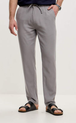 Брюки лен Р211-0872 l.grey