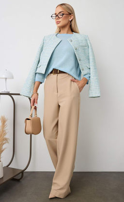 ПРЕДЗАКАЗ! Дата поставки 5 апреля! Джемпер F512-1508 l.blue