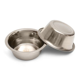 Набор из 2 мисок на подставке, 2 х 350 мл