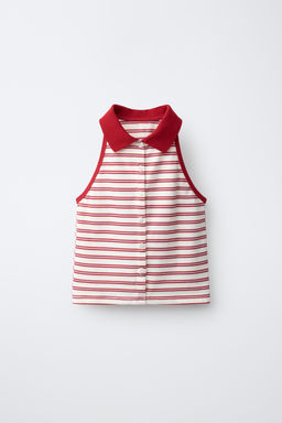 POLO PIQU? CUELLO HALTER / rayas - Zara фото 2