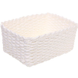 Корзинки интерьерные для хранения 3шт в наборе "ПАРНАУ", цвет белый, 16*11*10/16*11*10/25*18*11,5см (лейбл)