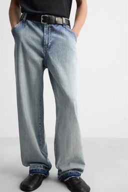 REWORKED CARPENTER JEANS - Zara фото 6