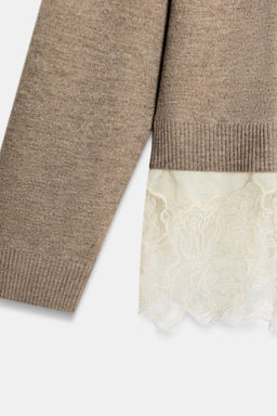 COMBINED KNIT JUMPER - Zara фото 21