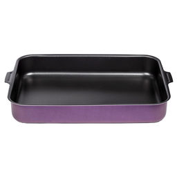 Violet Противень с антипригарным покрытием 23х30х6,1см, s0,9мм, металлическая крышка (Россия) - Домашняя мода фото 5