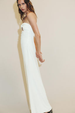 LONG CUT-OUT DRESS - Zara фото 12