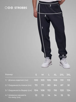 E2393-3 брюки мужские - Strobbs фото 9