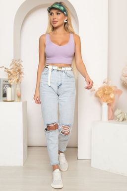 Козырек хлопковый (темная монстера) КЗ18 - Lt collection фото 4