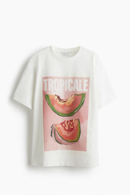 Camiseta con motivo estampado