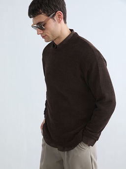 Bisiklet Yaka Erkek Triko Kazak