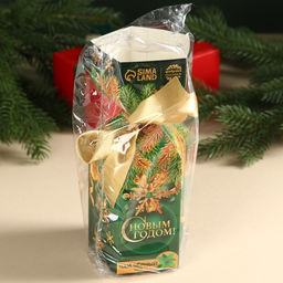 Чай чёрный С Новым годом с мятой, в коробке конфете. 100 г. - Фабрика счастья фото 6