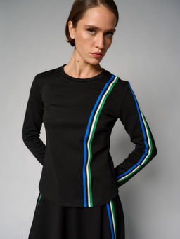 Лонгслив женский 12411-43023 black