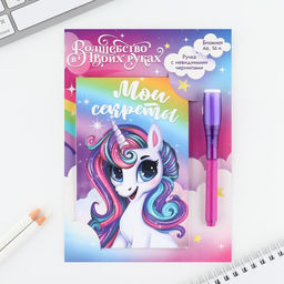 Подарочный набор,: волшебная ручка и блокнот «Мои секреты»