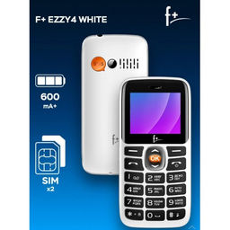 Моб.телефон F+EZZY 4 (2SIM) белый