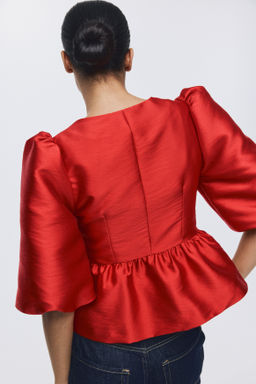 Blusa con peplum - H&m фото 5