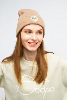 Шапка ЗАПОРОЖЕЦ Dombai/Домбай DARK BEIGE