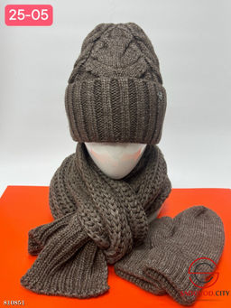 Женская вязанная шапка - Bruno фото 4