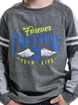 Лонгслив с принтом UD 4125 графит - Mini maxi фото 11