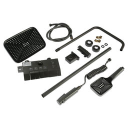 Душевая система ZEIN Z3685, верхняя и ручная лейка, ПВХ шланг, гигиенический набор, графит