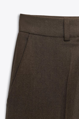 HIGH-WAIST STRAIGHT-LEG TROUSERS - Zara фото 3
