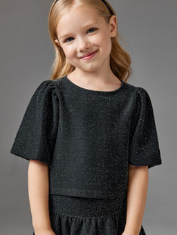 ACOOLA / Блузка детская для девочек Kashmer_bl черный