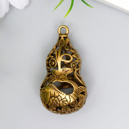 Колокольчик металл «Тыква Горлянка», бронза, 3.7×2×2 см