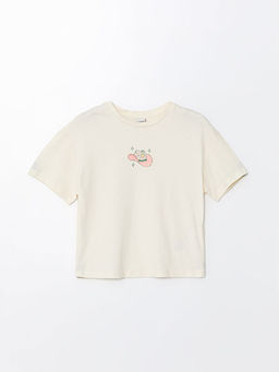 Bisiklet Yaka K?z ?ocuk Ti??rt