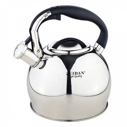 Чайник из нержавеющей стали Zeidan 3л, со свистком, фиксированная комбинированная ручка, курковый механизм, 7 степовое капсулированное индукционное дно, зеркальная полировка корпуса, подарочная коробка (Китай) Подходит для всех видов плит, включая